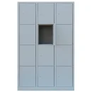XL Wertfachschrank grau, 120 cm, 12 F&auml;cher | L&uuml;llmann&reg;