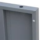 XL Wertfachschrank grau, 120 cm, 12 F&auml;cher | L&uuml;llmann&reg;