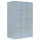 XL Wertfachschrank grau, 120 cm, 12 Fächer | Lüllmann®