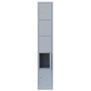 Wertfachschrank grau, 30 cm, 5 F&auml;cher | L&uuml;llmann&reg;