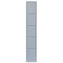 Steel compartment cabinet / valuables cabinet - 1 unit, 5 compartments