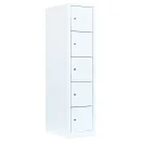 Steel compartment cabinet / valuables cabinet - 1 unit, 5 compartments