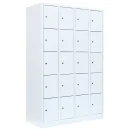 Steel compartment cabinet / valuables cabinet - 4 units, 20 compartments