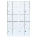 Steel compartment cabinet / valuables cabinet - 4 units, 20 compartments