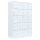 Wertfachschrank weiß, 120 cm, 20 Fächer | Lüllmann®