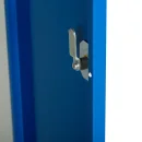 Steel cleaning supply and broom closet