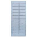 Hauptt&uuml;renschrank grau, 74 cm breit, 20 F&auml;cher | L&uuml;llmann&reg;