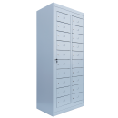 Steel distribution cabinet, 20 compartments
