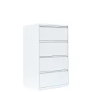 Hanging file cabinet, 4 drawers RAL 9003 signal white
