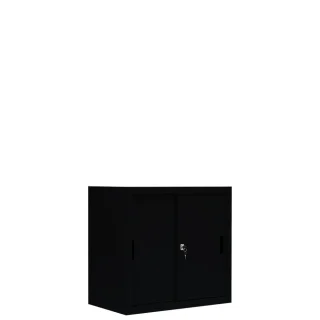 Sliding door cabinet, 1 shelf