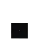 Schiebetürenschrank schwarz, 80 cm breit, 2 OH |...