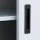 Sliding door cabinet, 1 shelf