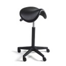 Saddle stool, 660-910 mm, nylon base, PVC