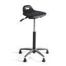 Standing seat, 640-900 mm, aluminium polished base