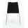 Chrome chair with upholstered bucket seat