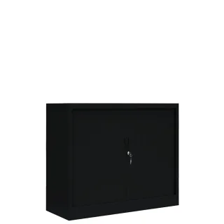 Roller shutter cabinet, 2 shelves