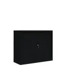 Rolladenschrank schwarz, 120 cm breit, 2,5 OH |...