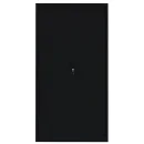 Rolladenschrank schwarz, 100 cm breit, 5 OH |...