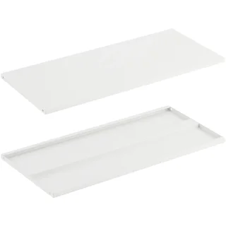 Fachboden für Flügeltürenschrank B 1200 x T 422 mm, signalweiß