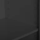 Fachboden f&uuml;r Fl&uuml;gelt&uuml;renschrank B 1200 x T 600 mm - tiefschwarz