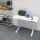 E-Schreibtisch, weiß, 60-125 cm hoch, 120x80 cm | Lüllmann®