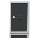 Aufsatzspind 40 cm breit, anthrazit | Lüllmann®
