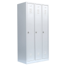 B-WARE - Spind grau, 3 Abteile, 90 cm breit |...