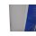 B-WARE - Lüllmann® Garderobenschrank - 2 Abteile doppelstöckig - H 1800 x B 600 x T 500 mm - lichtgrau/enzianblau
