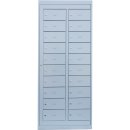 B-WARE - Hauptt&uuml;renschrank grau, 74 cm breit, 20 F&auml;cher | L&uuml;llmann&reg;