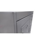 B-WARE - Hauptt&uuml;renschrank grau, 74 cm breit, 20 F&auml;cher | L&uuml;llmann&reg;