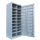 B-WARE - Haupttürenschrank grau, 74 cm breit, 20 Fächer | Lüllmann®