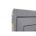 B-WARE - Haupttürenschrank grau, 74 cm breit, 20 Fächer | Lüllmann®