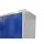 B-WARE - Lüllmann® Mehrzweckschrank mit Flügeltüren - 1950 x 925 x 422 mm - lichtgrau/enzianblau