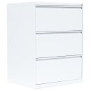 B-WARE - L&uuml;llmann&reg; H&auml;ngeregistraturschrank, 3 Schubladen zweibahnig, 1010 x 760 x 620 mm, signalwei&szlig;
