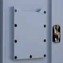 Umweltschrank grau/anthrazit, 2-t&uuml;rig, 4 Wannen | L&uuml;llmann&reg;