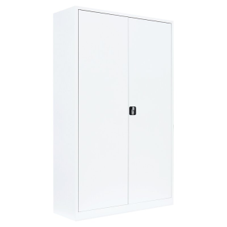 XXXL Stahl-Aktenschrank Metallschrank abschließbar Büroschrank Stahlschrank 195 x 120 x 42,2cm Weiß 530377