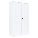 XXXL Stahl-Aktenschrank Metallschrank abschlie&szlig;bar B&uuml;roschrank Stahlschrank 195 x 120 x 42,2cm Wei&szlig; 530377
