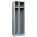 B-WARE - Spind grau, 2 Abteile, 60 cm breit | L&uuml;llmann&reg;