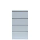Kopie von Registraturschrank, HR-Schrank, 2-bahnig, RAL 7035 Lichtgrau, 1010 x 760 x 620 mm RAL 7035 light gray