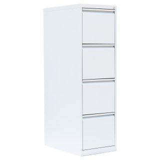 Hanging file cabinet, 4 drawers RAL 9003 signal white