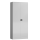 Seitenansicht Aktenschrank Metallschrank abschließbar mit 2 Türen, 4 Fachböden 1800 x 800 x 380mm grau X-530330