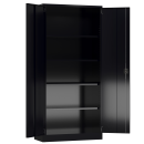 Metallschrank schwarz, 5 OH, 42 cm tief | Serie ClassiX