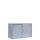 Frontansicht mit geschlossenen Türen, Schiebetürenschrank Sideboard Schwebetürenschrank Aktenschrank 750 x 1200 x 450 mm lichtgrau X-550125