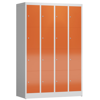 Seitenansicht Schließfachschrank Fächerschrank...