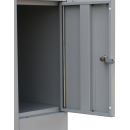 XL F&auml;cherschrank grau, 120 cm breit, 9 F&auml;cher | Serie ClassiX