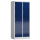 Seitenansicht XL Schließfachschrank Fächerschrank 5 Fächer 1800 x 400 x 500 mm grau/blau X-523521_1