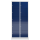 Frontansicht XL Schließfachschrank Fächerschrank 5 Fächer 1800 x 400 x 500 mm grau/blau X-523521_1