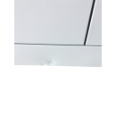 B-WARE - L&uuml;llmann&reg; Garderobenschrank, 4 Abteile, je 2 mittig schlie&szlig;end, 1800 x 1170 x 500 mm, lichtgrau