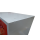 B-WARE - Z-Spind rot, 4-türig, 80 cm breit | Lüllmann®