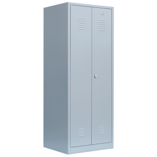 Steel cleaning supply and broom closet